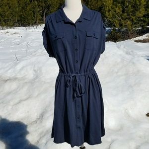 Ann Taylor Loft blue dress